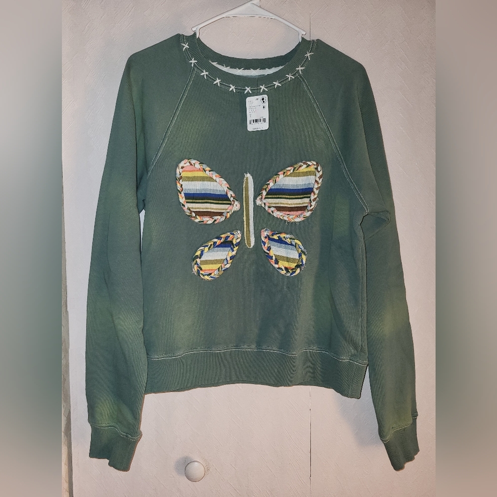 Free People Butterfly Sweatshirt - Picture 4 of 10